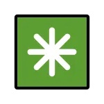 Eight Spoked Asterisk SVG Icon